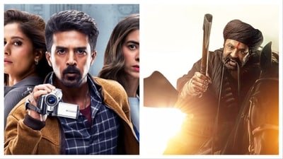 OTT releases to watch this week: Stills from series Crime Beat and film Daaku Maharaaj. OTT releases to watch this week: Stills from series Crime Beat and film Daaku Maharaaj.