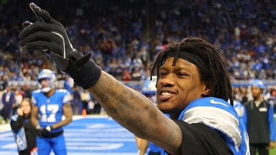 The NFL has closed the case against Detroit Lions' Jameson Williams, who faced no disciplinary action after an October incident involving an unlicensed firearm. (Photo by Gregory Shamus / GETTY IMAGES NORTH AMERICA / Getty Images via AFP) (Getty Images via AFP) The NFL has closed the case against Detroit Lions' Jameson Williams, who faced no disciplinary action after an October incident involving an unlicensed firearm. (Photo by Gregory Shamus / GETTY IMAGES NORTH AMERICA / Getty Images via AFP) (Getty Images via AFP)