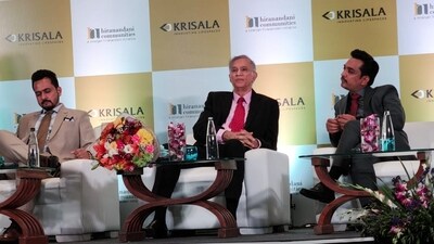Hiranandani Developers announced a joint venture with Pune’s Krisala Developers on February 20 to develop a 105-acre integrated township. Hiranandani Developers announced a joint venture with Pune’s Krisala Developers on February 20 to develop a 105-acre integrated township.