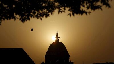 India's ministry of finance building is silhouetted against the setting sun in New Delhi (REUTERS FILE PHOTO) India's ministry of finance building is silhouetted against the setting sun in New Delhi (REUTERS FILE PHOTO)
