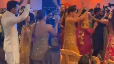 Ranbir Kapoor and Alia Bhatt dancing at a family function Ranbir Kapoor and Alia Bhatt dancing at a family function
