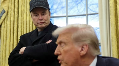 Elon Musk and US President Donald Trump (REUTERS)