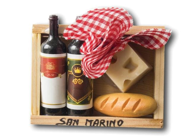 Italy sells lovely wine-and-bread fridge magnets. (SHUTTERSTOCK) Italy sells lovely wine-and-bread fridge magnets. (SHUTTERSTOCK)