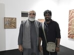 Artists Sajal Patra and Vijay Pichumani