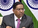 Ministry of External Affairs official spokesperson Randhir Jaiswal addresses a press conference in New Delhi (PTI FILE) Ministry of External Affairs official spokesperson Randhir Jaiswal addresses a press conference in New Delhi (PTI FILE)