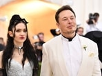 Elon Musk and Grimes at the Met Gala. Elon Musk and Grimes at the Met Gala.