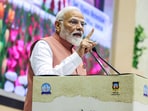Prime Minister Narendra Modi addresses the 98th Akhil Bhartiya Marathi Sahitya Sammelan, at Vigyan Bhawan in New Delhi on Friday. Prime Minister Narendra Modi addresses the 98th Akhil Bhartiya Marathi Sahitya Sammelan, at Vigyan Bhawan in New Delhi on Friday.