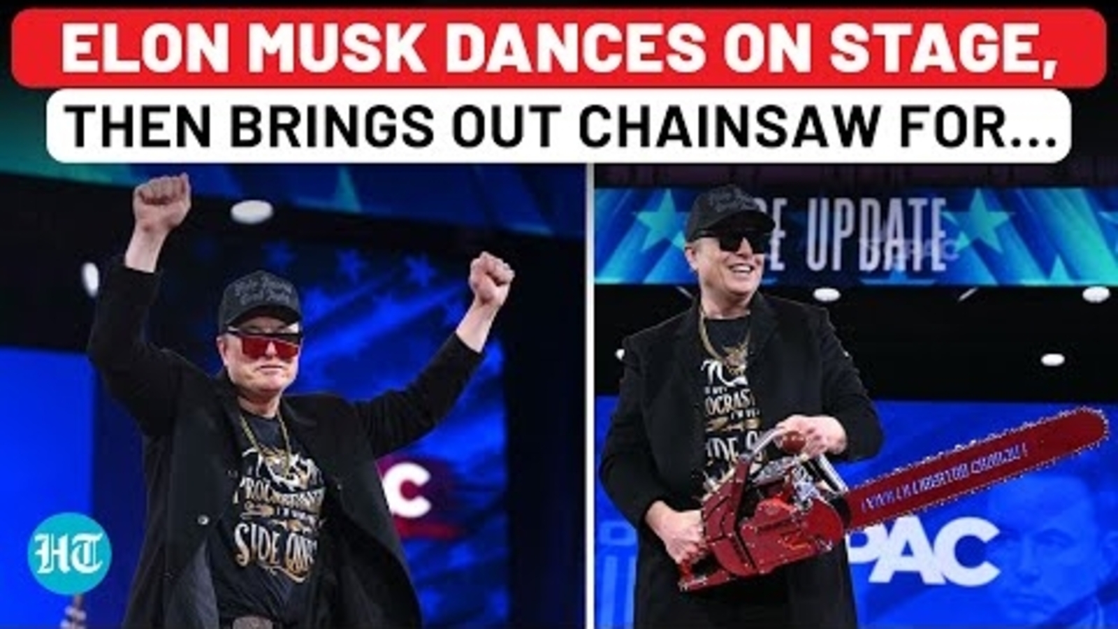 On Cam: Elon Musk’s Chainsaw Dance On Stage, Says ‘Putin Can’t Afford Him For…| Trump| DOGE| CPAC