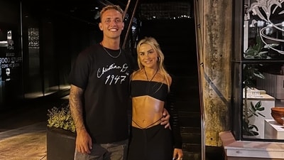Carson Beck poses for a photo with his girlfriend. Carson Beck poses for a photo with his girlfriend.