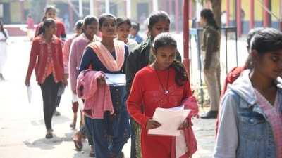 Students leave exam centre after appearing BSEB Matric Exam 2025 in Patna (Santosh Kumar) Students leave exam centre after appearing BSEB Matric Exam 2025 in Patna (Santosh Kumar)