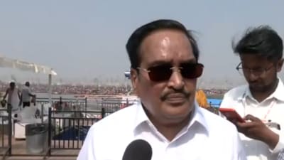 Union minister of Jal Shakti CR Paatil. (ANI)