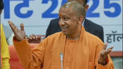 Chief minister Yogi Adityanath’s speech in the state assembly has revived the contentious issue over the language’s status (PTI) Chief minister Yogi Adityanath’s speech in the state assembly has revived the contentious issue over the language’s status (PTI)