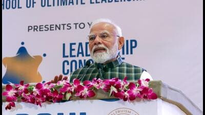 Prime Minister Narendra Modi at the inaugural session of the SOUL Conclave in New Delhi. (ANI )
