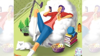 Life is hard and we’re in our comfort era. Here’s how to craft a life that’s soft at the edges. (DESIGN BY RAHUL KRISHNAN) Life is hard and we’re in our comfort era. Here’s how to craft a life that’s soft at the edges. (DESIGN BY RAHUL KRISHNAN)