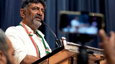 Karnataka Congress president DK Shivakumar. Karnataka Congress president DK Shivakumar.