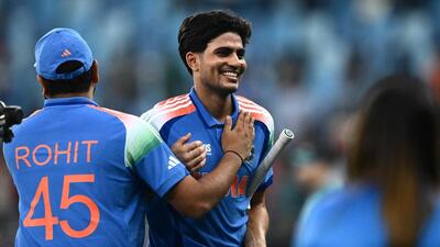 Shubman Gill scored a century against Bangladesh. (AFP)