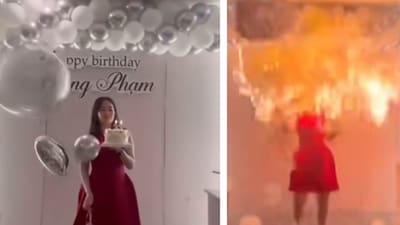 Doctors confirmed that her injuries were first- and second-degree burns. (Instagram/@thaimusiccover) Doctors confirmed that her injuries were first- and second-degree burns. (Instagram/@thaimusiccover)
