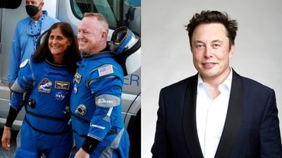 Elon Musk has blamed Sunita Williams and Butch Wilmore's delayed return to Earth on "political reasons." (Reuters)