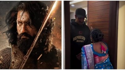 Vicky Kaushal shared a video of his nazar utraai on his Instagram account. Vicky Kaushal shared a video of his nazar utraai on his Instagram account.