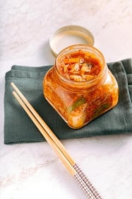 Kimchi is fermented and contains probiotics. (Pexels) Kimchi is fermented and contains probiotics. (Pexels)