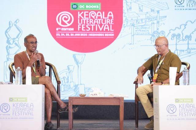 Nobel Laureate Venki Ramakrishnan in conversation with author Abraham Verghese (Kerala Literature Festival) Nobel Laureate Venki Ramakrishnan in conversation with author Abraham Verghese (Kerala Literature Festival)
