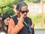 Congress MP Shashi Tharoor met Rahul Gandhi on Wednesday amid a controversy over his article praising the opposition LDF government. Congress MP Shashi Tharoor met Rahul Gandhi on Wednesday amid a controversy over his article praising the opposition LDF government.