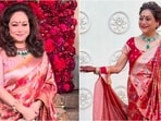 Tina Ambani showcases sustainable fashion by re-wearing a stunning saree from 2022 at Aadar Jain’s wedding. Tina Ambani showcases sustainable fashion by re-wearing a stunning saree from 2022 at Aadar Jain’s wedding.
