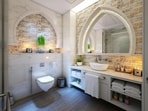 Natural stone can be included on the walls to floors, marking them as incredibly versatile. Natural stone can be included on the walls to floors, marking them as incredibly versatile.