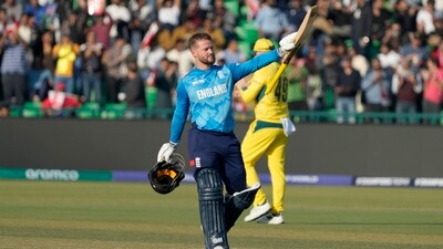 Ben Duckett registers the highest individual score in the Champions Trophy. (AP) Ben Duckett registers the highest individual score in the Champions Trophy. (AP)