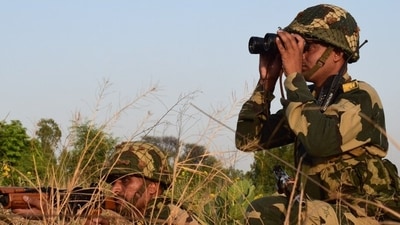 Anything that is within 150 yards of the border is considered No Man’s land, with no structures allowed. There have been at least two cases of similar bunkers reported from the Indo-Bangladesh border this year, This is the first in at least a year on the Indo-Pakistan border. (File photo)
