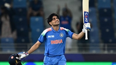 Shubman Gill countered Harbhajan Singh's theory on India versus Pakistan matches (AFP) Shubman Gill countered Harbhajan Singh's theory on India versus Pakistan matches (AFP)