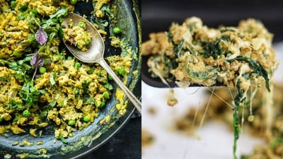 Brunch on some delicious cheesy masala eggs this weekend! Brunch on some delicious cheesy masala eggs this weekend!