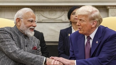 President Donald Trump and Prime Minister Narendra Modi at a joint press conference. (PTI file) President Donald Trump and Prime Minister Narendra Modi at a joint press conference. (PTI file)