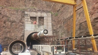 Six to eight workers are feared trapped as per information given by the company engaged in the work. (X/kishanreddybjp) Six to eight workers are feared trapped as per information given by the company engaged in the work. (X/kishanreddybjp)