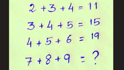 A viral maths puzzle on X puzzled users. (X/@Math_In_History) A viral maths puzzle on X puzzled users. (X/@Math_In_History)