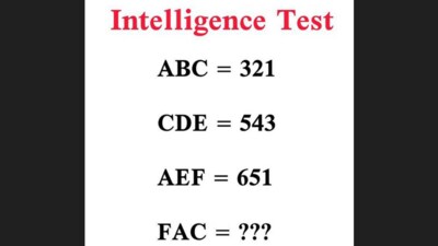 Internet users were puzzled by tricky brain teaser shared on X, (X/@allquiz_) Internet users were puzzled by tricky brain teaser shared on X, (X/@allquiz_)