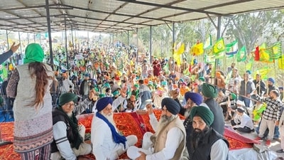 In February 2024, four rounds of talks were held between the Centre and protesting farmers. However, all of them remained inconclusive. (HT Photo)