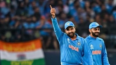 Rohit Sharma and Virat Kohli during ODI World Cup 2023 (AFP) Rohit Sharma and Virat Kohli during ODI World Cup 2023 (AFP)