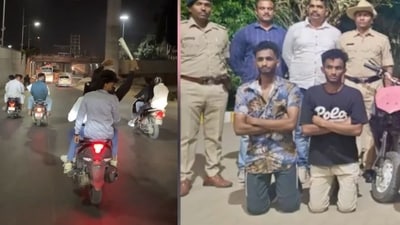 Bengaluru City Police shared the video on X. (X/@BlrCityPolice) Bengaluru City Police shared the video on X. (X/@BlrCityPolice)