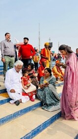Telugu director Boyapati Srinu’s shot portions of Balakrishna-starrer film Akhanda 2: Thaandavam in Prayagraj (HT Photo) Telugu director Boyapati Srinu’s shot portions of Balakrishna-starrer film Akhanda 2: Thaandavam in Prayagraj (HT Photo)