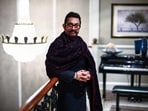 Aamir Khan poses for a portrait inside a hotel during an interview with AFP in London on December 3, 2024. (Photo by HENRY NICHOLLS / AFP) Aamir Khan poses for a portrait inside a hotel during an interview with AFP in London on December 3, 2024. (Photo by HENRY NICHOLLS / AFP)