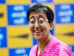 Former Delhi chief minister and Aam Aadmi Party (AAP) leader Atishi during a press conference, in New Delhi.