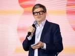 Yann LeCun, chief AI scientist at Meta Platforms Inc., speaks at Station F during the AI Action Summit in Paris, France, on Tuesday, Feb. 11, 2025. France's president Emmanuel Macron said foreign and domestic companies will invest a total of 109 billion in artificial intelligence projects in France, marking a push to position the country as a competitive hub for AI development
