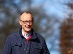 Friedrich Merz, Christian Democratic Union (CDU) party candidate for chancellor, arrives to vote during the 2025 general election, in Arnsberg, Germany, February 23, 2025. REUTERS/Thilo Schmuelgen