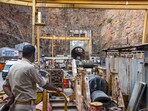 Nagarkurnool: The rescue operation is underway to extricate eight workers. Nagarkurnool: The rescue operation is underway to extricate eight workers.