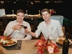 OpenAI CEO Sam Altman with his partner, Australian software engineer Oliver Mulherin.