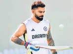 Virat Kohli during a practice session. Virat Kohli during a practice session.