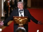 During his speech, Donald Trump also said that he'd carry out harsher immigration policies. During his speech, Donald Trump also said that he'd carry out harsher immigration policies.