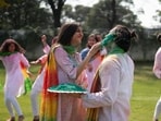 The Dawood University of Engineering and Technology in Pakistan's Karachi has been criticised for issuing show cause notice to students who celebrated Holi in the campus. (Representative image/Pexels) The Dawood University of Engineering and Technology in Pakistan's Karachi has been criticised for issuing show cause notice to students who celebrated Holi in the campus. (Representative image/Pexels)