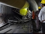 Telangana tunnel collapse: The incident happened at 8:30 am on Saturday. Telangana tunnel collapse: The incident happened at 8:30 am on Saturday.